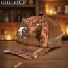 Unijames Thoroughbred Horse Leather Pattern Cap