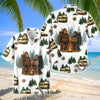 Unijames Bigfoot Couple Camping RV Forest Hawaiian Shirt