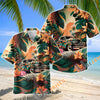 Unijames Vintage Camping Classic Car Tropical Floral Hawaiian Shirt