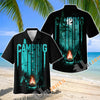 Unijames Camping Night Forest Bonfire Hawaiian Shirt