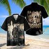 Unijames Camping Bigfoot Forest Vintage Hawaiian Shirt