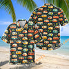 Unijames Retro Camper Trailer Cactus Pattern Hawaiian Shirt