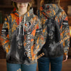 Uni Custom Name Horse Lover Camo 3D Hoodie