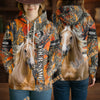 Uni Custom Name Horse Lover Camo 3D Hoodie