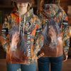 Uni Custom Name Horse Lover Camo 3D Hoodie