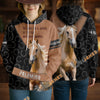 Uni Winter Palomino Horse Lover Personalized 3D Hoodie