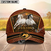 Unijames Personalized Desert Sunset Running Horses Cap