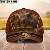 Unijames Personalized Desert Sunset Running Horses Cap