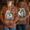 UniJames Personalized Appaloosa Horse Faux Leather 3D Hoodie