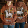 UniJames Personalized Arabian Horse Faux Leather 3D Hoodie