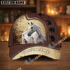 Unijames Personalized Equestrian Leather Pattern Classic Cap