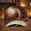 Unijames Personalized Equestrian Leather Pattern Classic Cap
