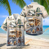Unijames RV Camper Camping Gear Essentials Hawaiian Shirt