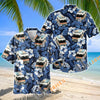 Unijames Mercedes Camper Van Tropical Camping Hawaiian Shirt