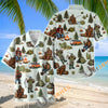 Unijames Bigfoot Fishing Camping Outdoor Hawaiian Shirt
