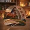 Unijames Personalized Sunset Zipper Horse Portrait Cap