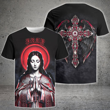 Unijames Pray in the Shadows T-Shirt