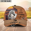 Unijames Personalized Wild Soul Leather Style Horse Cap