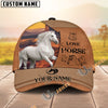Unijames Personalized Wild Soul Leather Style Horse Cap
