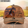 Unijames Personalized Wild Soul Leather Style Horse Cap