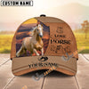 Unijames Personalized Wild Soul Leather Style Horse Cap