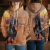 UniJames Personalized Love Horse Desert Canyon Western 3D Hoodie