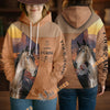 UniJames Personalized Love Horse Desert Canyon Western 3D Hoodie