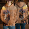 UniJames Personalized Love Horse Desert Canyon Western 3D Hoodie