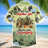 Unijames Personalized Bigfoot We Go Together Like Drunk And Disorderly Camping Hawaiian Shirt