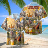 Unijames I Like Beer And Horse Racing Hawaiian Shirt