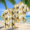 Unijames Personalized Morgan Horse Yellow Hibiscus Hawaiian Shirt