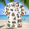 Unijames Time For New Adventure Camping Backpack Hawaiian Shirt