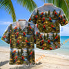 Unijames Scarlet Macaw Parrot Camping RV Hawaiian Shirt