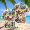 UniJames Harness Horse Racing Hawaiian Shirt