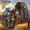 UniJames “Born To Run” Personalized Name Horse Hoodie – Tooled Leather Western Horseshoe 3D All-Over Print Hoodie (9 breeds)