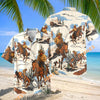 Unijames Vintage Desert Horse Rider Aloha Shirt
