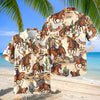Unijames Vintage Wild West Cowboy & Horse Hawaiian Shirt