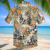 UniJames Vintage Western Cowboy Rodeo Tropical Monstera Hawaiian Shirt