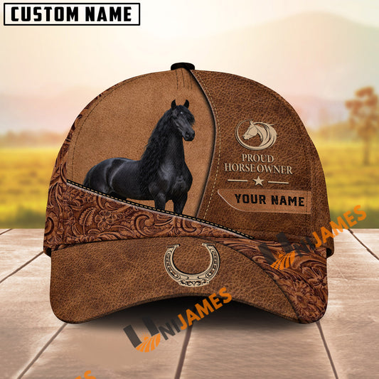 Unijames Custom Name Proud Horse Owner Western Trucker Cap