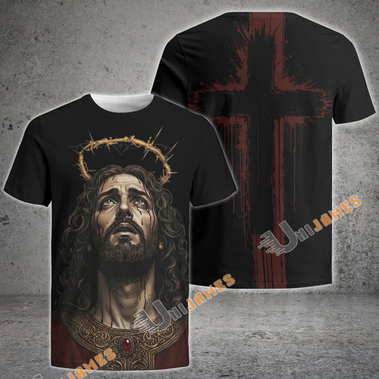 Unijames Suffering Savior Crown of Thorns T-Shirt