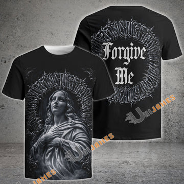 Unijames Forgive Me – Faith & Redemption T-shirt