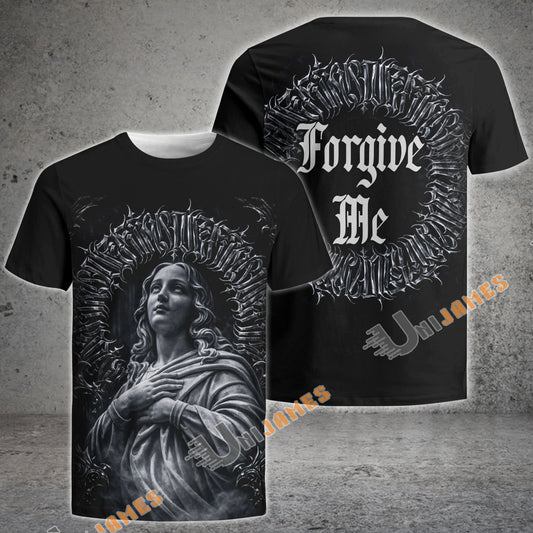 Unijames Forgive Me – Faith & Redemption T-shirt