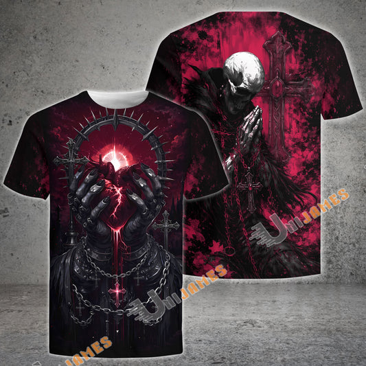 Unijames Crimson Bleeding Heart T-shirt