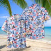 Unijames  Floral Arabian Horse Lover Hawaiian Shirt