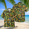 Unijames Funny Camping Doodle Elements Summer Hawaiian Shirt