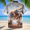 Unijames Horse Racing Jockey Stadium Art Hawaiian Shirt