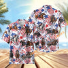 Unijames Horse Racing American Flag Patriotic 4th Of July Hawaiian Shirt