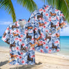 Unijames Floral Hackney Horse Lover Hawaiian Shirt