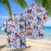 Unijames Floral Thoroughbred Horse Lover Hawaiian Shirt