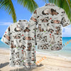 Unijames Cute Cartoon Appaloosa Horse Neigh Pattern Hawaiian Shirt